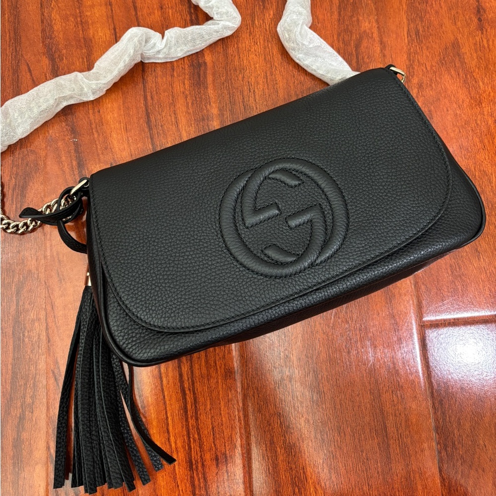 (GUCCI) Soho Tassel Crossbody Bag